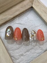 ラテネイル(Latte Nail)/秋ネイルデザイン
