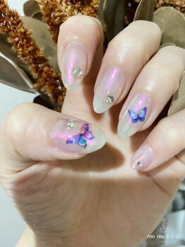 モモネイル(MOMO nail)/蝶ネイル