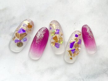 ターラ(Tara)/秋のグラデーションシェルネイル