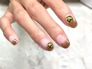 大きな玉で個性派ミラーグラデ