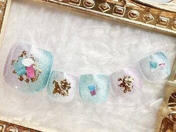 リコリコネイル(Riko Riko Nail)/定額フットデザイン