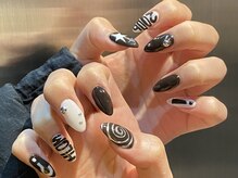 ウォルトウキョウ 池袋(WOL TOKYO)/モノトーン/手描きアート★