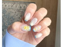 ハミング(humming)の雰囲気（ドライフラワーネイル♪）