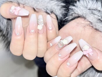 モカ 心斎橋(moca by Lee)/【miyuu】グラデーションネイル