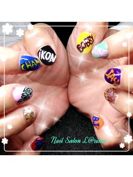 ネイルサロン ラリッサ/ゴールドデザイン（パラジェル）