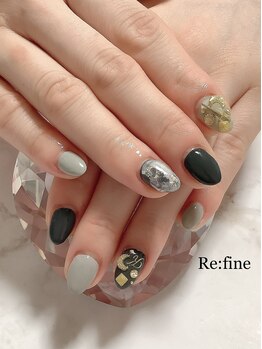 リファイン(Re:fine)/ジェル4本アートつけ放題