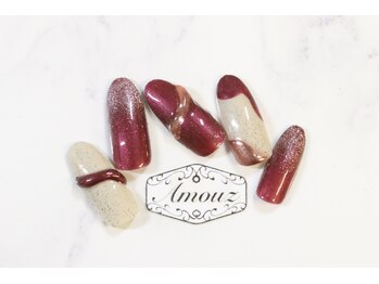 アモウズ(Amouz)/定額【テーマ:ボルドー】1