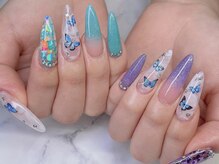 ハル(haru)/蝶々ネイル