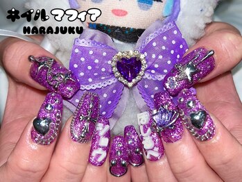 ネイルマフィア 原宿(NAIL MAFIA)/長さだし/ジェルスカルプ/原宿