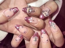 ワイワイ(yy)/ミラーフレンチネイル