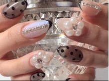 ネイルサロン アール(Nailsalon R)の雰囲気(シースルードットネイル)