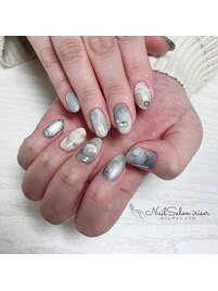 ニュアンス　ブルーネイル