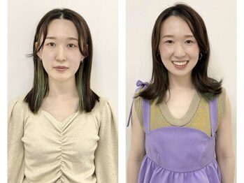 ウル 恵比寿渋谷店(ULU)/ブルベ夏のお客様BEFORE/AFTER 