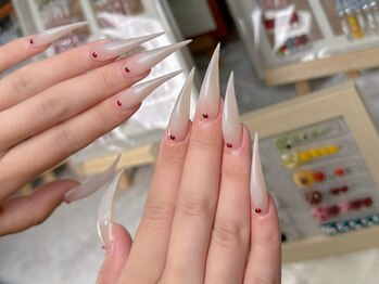 ミスシュガーネイル(MS Sugar Nail)の写真/【チップ長さ出し】シンプルなワンカラー・ラメグラや、流行りのマグネット、デザインやり放題まで可能◎
