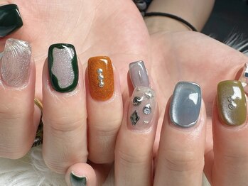 ルルエオノ(Lulu eono)/持ち込み個性派ネイル