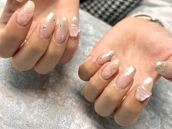 キルティングキラキラネイル☆