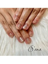 サナ 久が原 千鳥町(S’ana)/シンプルネイル¥7500