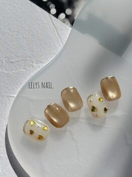 レリーズ ネイル(Lelys nail)/バレンタインハートネイル