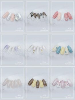 ハンド定額デザインNo.1～9