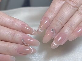 マグネットフレンチパーツネイル