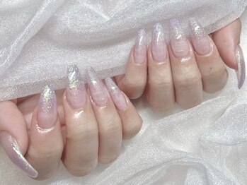 モカ 心斎橋(moca by Lee)/【Aina】ラメグラネイル