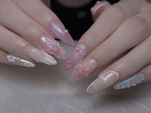 ピーチネイル 大塚(Peach Nail)/チップ長さだしxアート