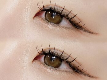 髪化粧アイラッシュ(髪化粧eyelash)の写真/自然でナチュラルから根元が立ち上がったぱっちり華やかな仕上がりの目元まで★幅広いデザインを実現◎