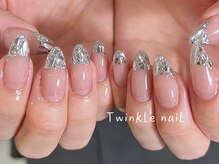 トゥインクルネイル(Twinkle Nail)の雰囲気(ドレンドちゅるんガラスフレンチ上品な指先に♪)