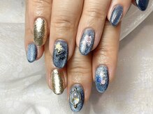 ヘアーアンドネイル ルシア(Hair&Nail Lucia)/持ち込みシールデザインネイル
