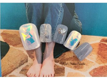 ネイルサロン アミティエ(Nail Salon Amitie)/うるうるfoot nail