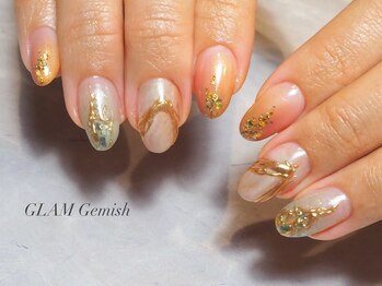 ネイルサロン グラム ジェミッシュ(GLAM Gemish)/ニュアンスデザイン