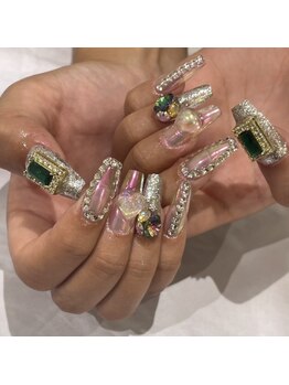 レイネイル アンド レイアイ 長嶺店(RAY NAIL & ray eye)/ビジューネイル