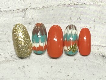 スーン(S∞N)/プチアート定額ネイル￥6980