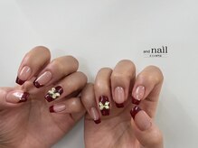 アンドラッシュ 駒込駅前店(and lash)/フレンチネイル