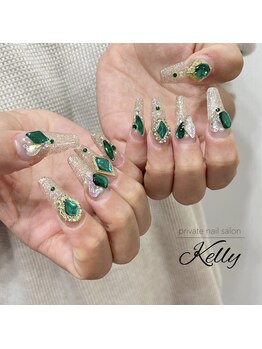 ケリー(Kelly)の写真/【23時まで営業★】櫛田神社駅徒歩5分の好立地◇やり放題ジェル¥7,980/スカルプ¥13,500で理想のネイルを♪