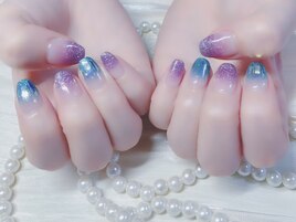 キラキララメグラデーション