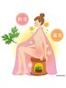 180日以内来店女性^_^プレミア温活120分/よもぎ＋アロマ+光18700円→16000円