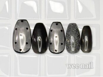 ウィー ネイル(wee nail)の写真/【トレンドを抑えたシンプルデザイン】日常に溶け込むデザインでオフィスでも浮かない派手過ぎない爪先に！