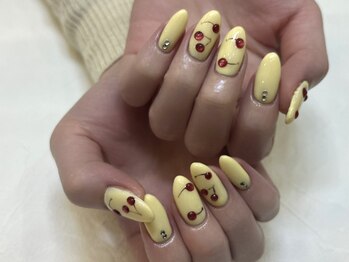 さくらんぼネイル