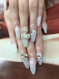 スカルプ　ラメグラデーション