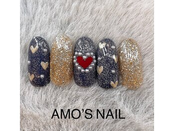 アモズネイル さっぽろ東急百貨店(AMO'S NAIL)/11000円デザイン