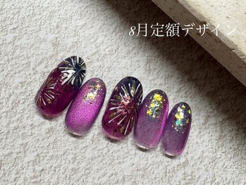 クランベリーネイル 代官山 恵比寿(cranberry nail)/8月定額デザイン！！