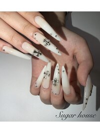 海外ロングネイル