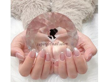 スーパーガール(supergirl)/中間ラメデザイン¥4980