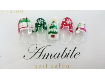 アマービレ(Amabile)/X'masネイル