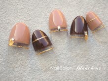 ネイルサロン ブランシュール(Nail Salon Blancheur)/バレンタインシンプルネイル