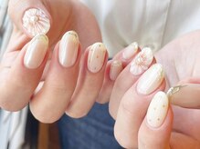 アイネイルズ 梅田店(I nails)/ぷっくりフラワーネイル