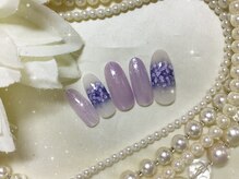 ウィズ フェリーク/紫陽花ネイル