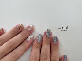 チェックネイル