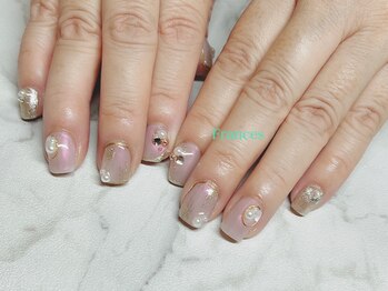 フランセス(Frances)/球体パール×ラメアート